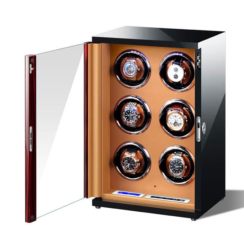 Vertical Design Watch winder  6 Slots Watch Winder  Wrist Watch Winder Box    3