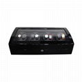 New Design High Gloss Paint Black Wooden Automatic Watch Winder  