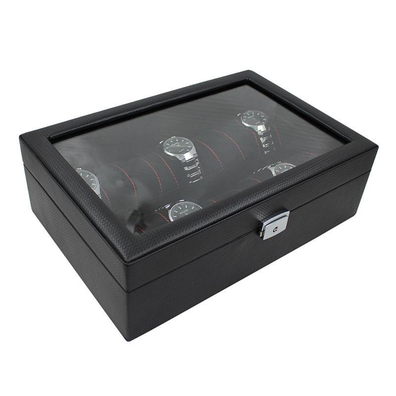 Luxury Piano Watch Case Box Display For 10 Watches Storage  Watch Boxes For Sale