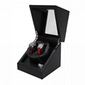 2+3 Automatic Motor Carbon Fiber Leather Watch Winder  Custom Watch Winder   