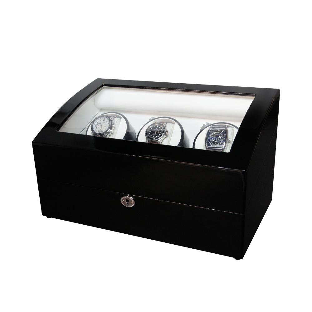 3+7 Automatic Wooden Mechanical Wrist Watch Winder Box  Automatic Watch Winder   5