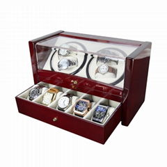 Custom Watch Shaker 4+5 Luxury Wooden Watch Winder For Home Use