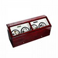 8 Slots Automatic Motor Wooden Watch Winder    3