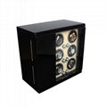 Pure black Piano Lacquer Wood Watch Winder Box  