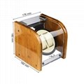 Bamboo Wood Piano Lacquer Wood Watch Winder Box for Automatic Watches Double