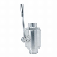 DN100 Stainless Steel SS316L Sanitary Welding Straight Ball Valves