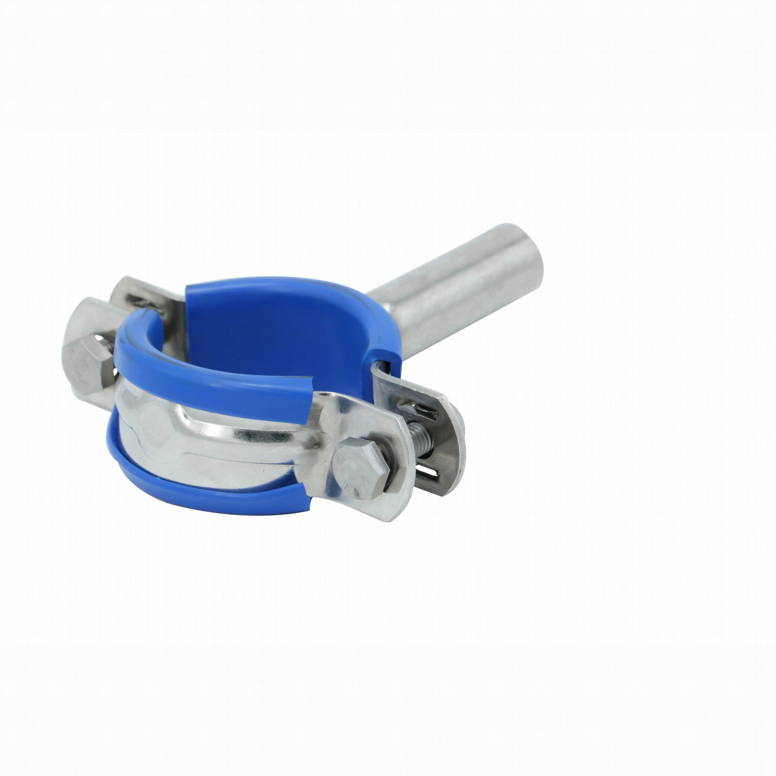 SMS Stainless Steel Piping Supports  with Blue Silicone Gaskets 5