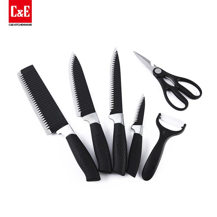 6pcs stainless steel gift box kitchen knife set  2