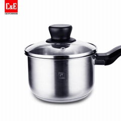 Small Stainless Steel Sauce Pan for Home kitchen Cookin