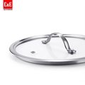 Standard 2.5-Litre Classic Stainless Steel Stockpot with Glass Lid cookware  2