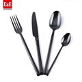 4 Piece New Design Black Stainless Steel