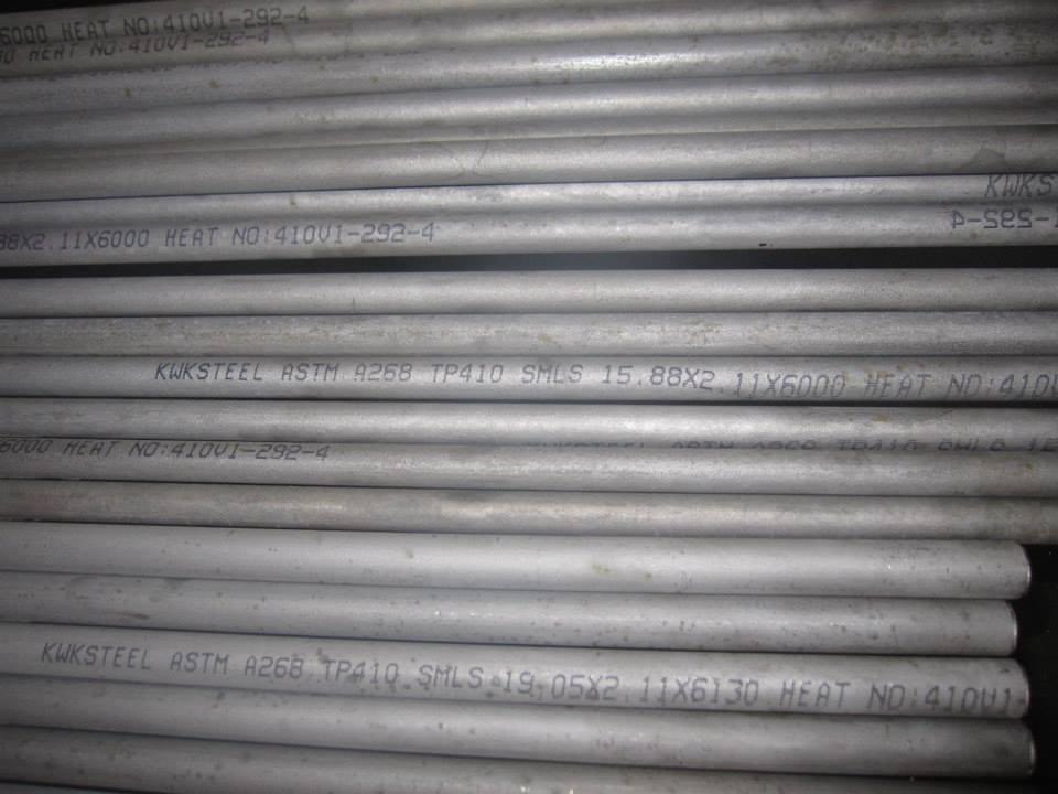 ASTM A268 TP410S SS Seamless Tubes