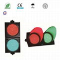 300mm waterproof 12v dc street education intelligent red green led traffic light 1