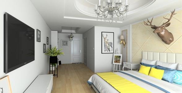 3D rendering furniture design system self-defined house design system