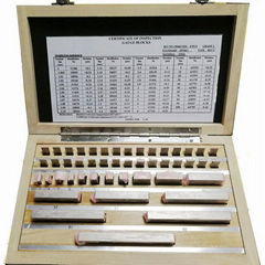 Steel Gage Block Tungsten Block Set Calibrator Parallel Gauge 32PCS 38PCS 47PCS 