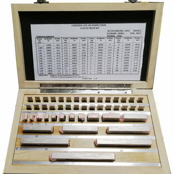 Slip Gauge Block Set 32PCS 38PCS 47PCS 83PCS 87PCS 103PCS 112PCS 122PCS in Stock 2