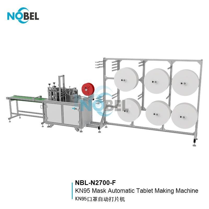 NBL-N2700 Semi Automatic Mask Production Line  Nobel face mask machine line  3