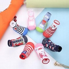 Indoor Baby Toddler Sock Shoes Infant Soft Rubber Sole Shoes 