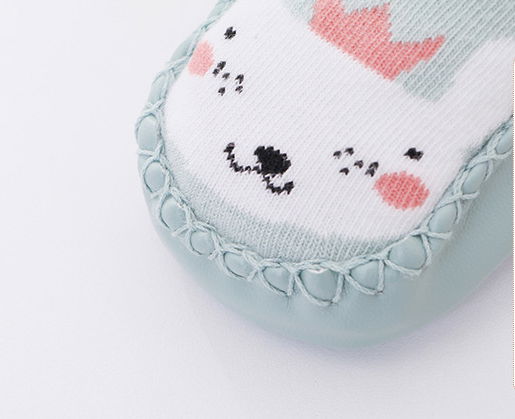 newborn 3D cartoon funny cute baby girl organic cotton rubber bottom baby socks  2