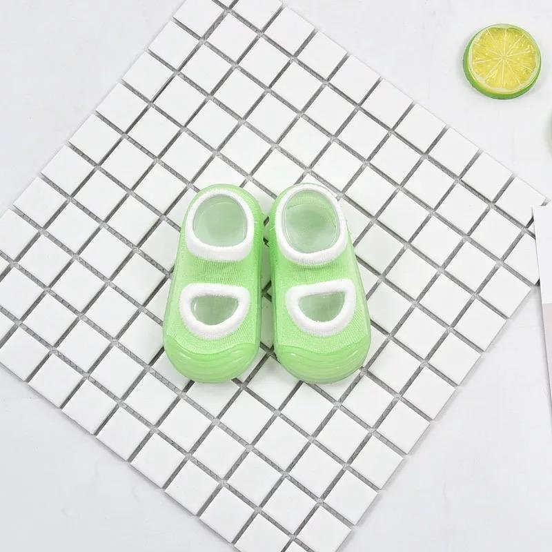 cute hollowed-out  baby toddler rubber shoe socks children soft casual shoe 2