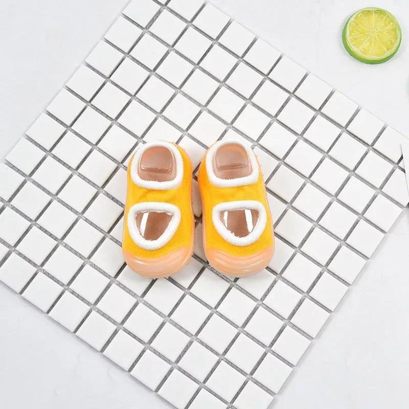 cute hollowed-out  baby toddler rubber shoe socks children soft casual shoe 5