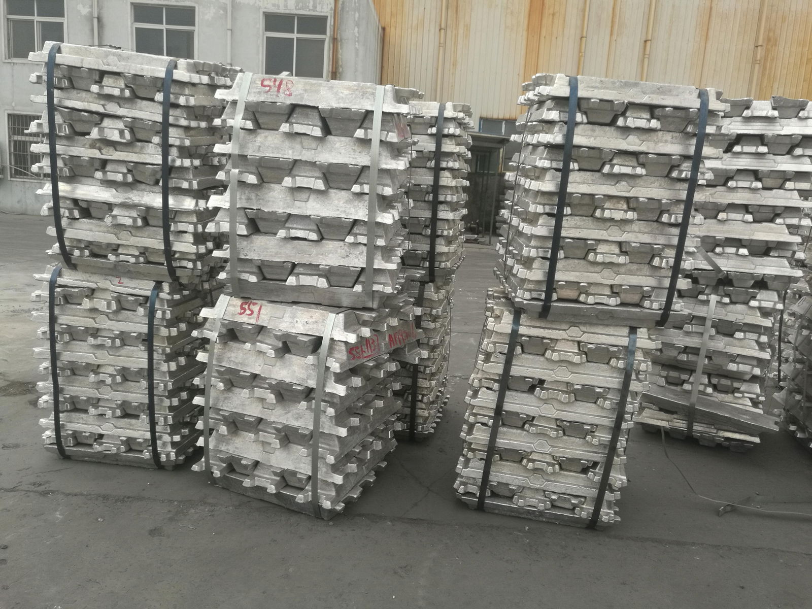 Aluminum ingots 2