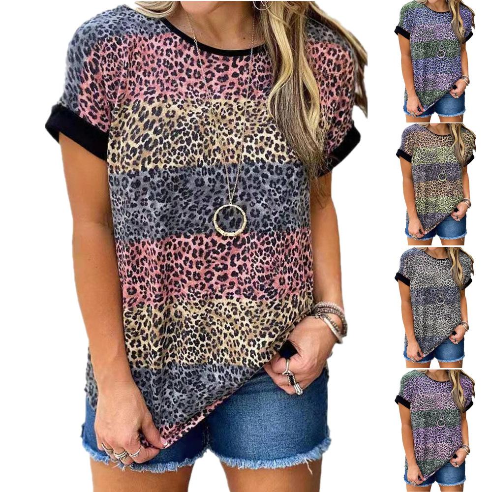 women's leopard print T-shirt 4