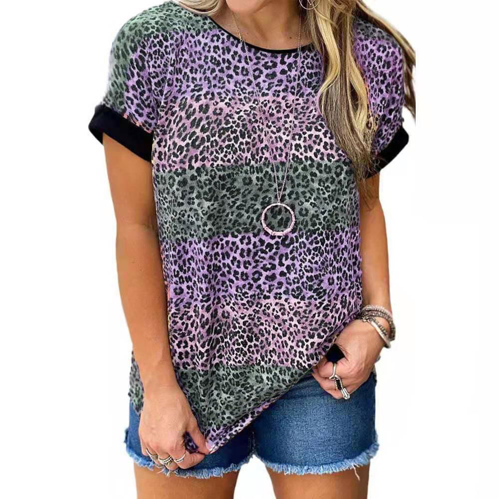 women's leopard print T-shirt 5