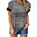 women's leopard print T-shirt