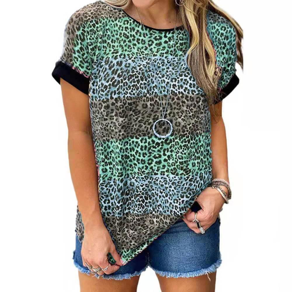 women's leopard print T-shirt 3