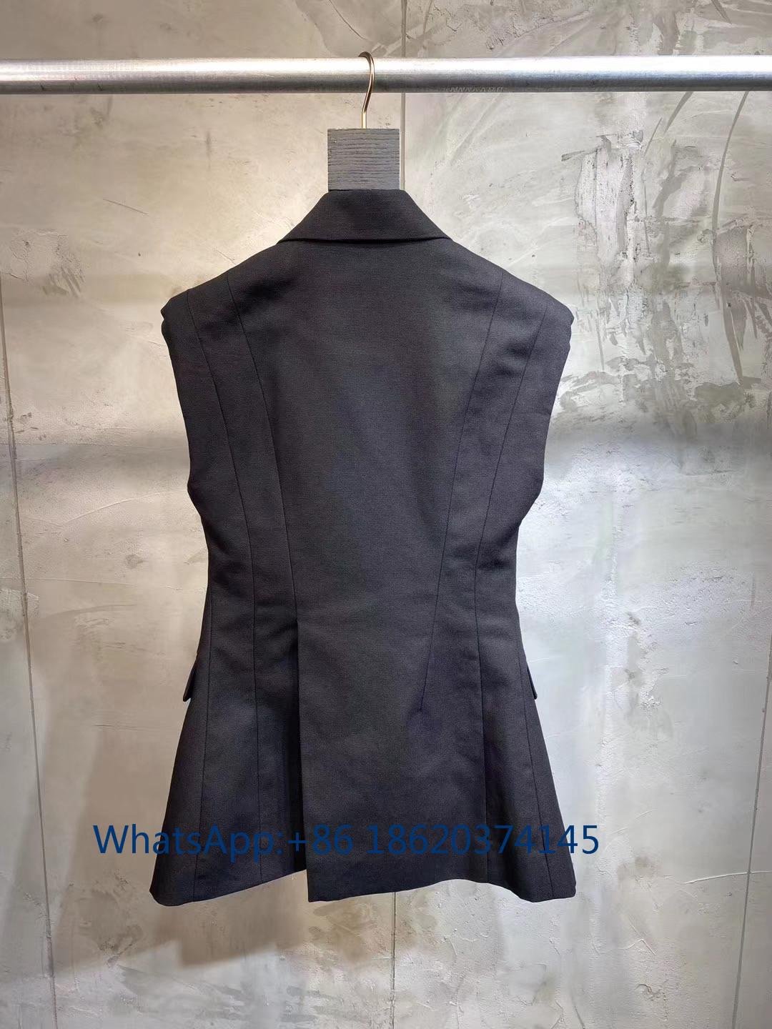 Fashion new women office suit vest black wendone 4