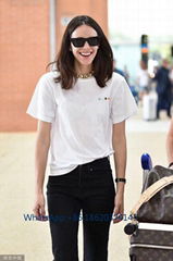 Fashion white T-shirts summer women