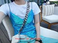 off-white New Season Irregular Blue Sequin Sling