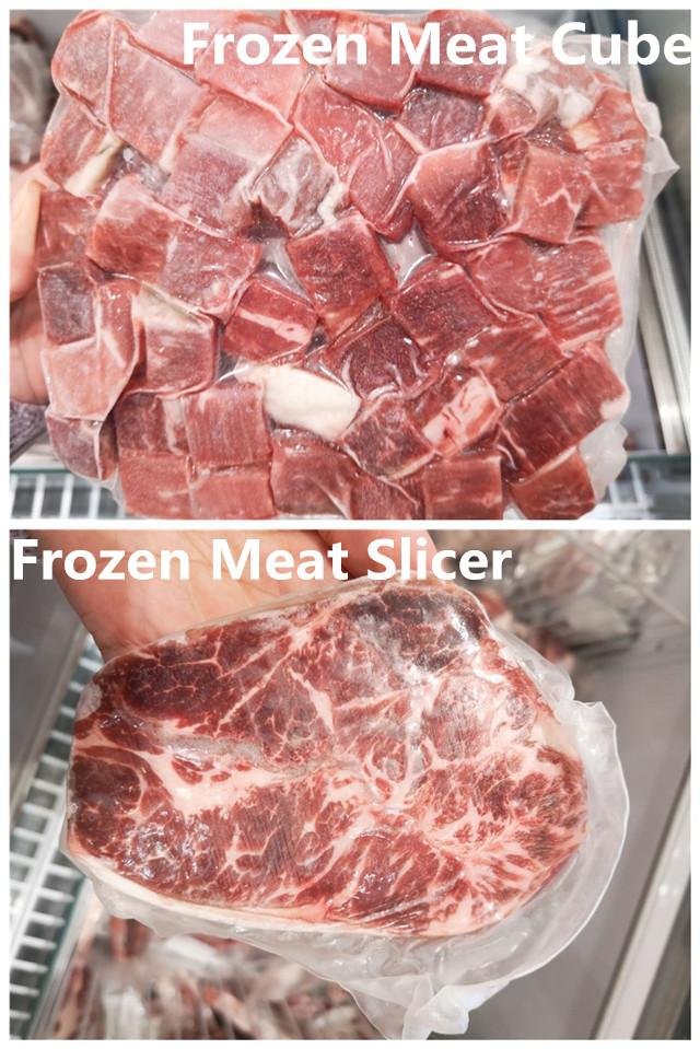 YD-350  Frozen Meat Cube Cutting Machine YDKP-25  Frozen Meat Slicing Machine 5