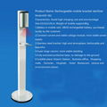 Automatic Isinfectant Dispenser and Rechargeable Mobile Bracket Sterilizer 2