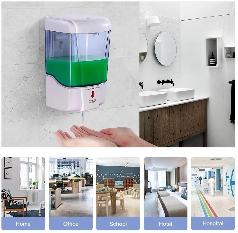 27oz Smart Sensor Touchless Automatic Liquid Spray Dispenser Electroplated Sanit 5