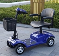 4-wheeler Mobility Scooters with removeable lithium battery 1