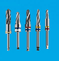 Dental implant drill bits for dentist dental lab