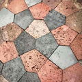 Pentagon Lava Stone Patio Pavers 2