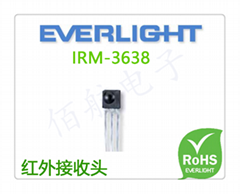 紅外遙控接收頭接收管 IRM-3638 IRM3638 DIP3 億光抗光干擾好 