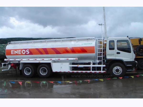 Isuzu 6X4 20000liters Carbon Steel Stainless Steel Aluminum Alloy Oil Tank Truck 4