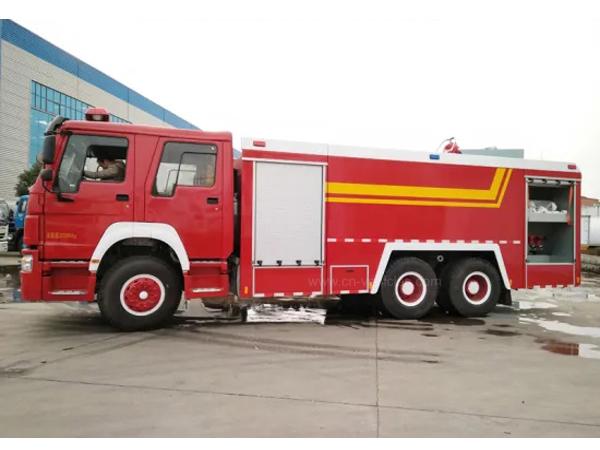 16tons Howo 10 wheel Fire Engine 13000Liters Water 3000liters foam Tanker Fire F 4