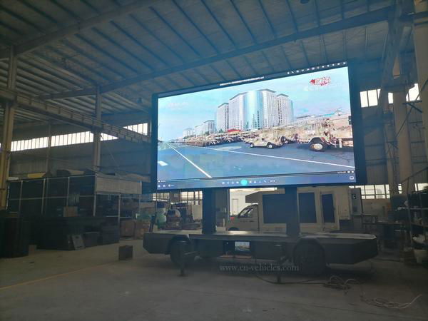 Customer Made Outdoor LED P4 Full Color Billboard Advertisement Folding Screen T 2