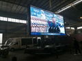 Customer Made Outdoor LED P4 Full Color Billboard Advertisement Folding Screen T 1