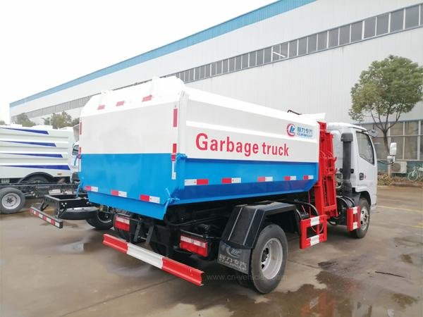 Dongfeng 3 ton to 22ton Side Load Garbage Truck With Lift System For Transport F 4