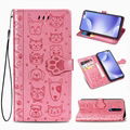 For Xiaomi Redmi K30 Leather Case Cat Dog Flip Wallet Cover  1