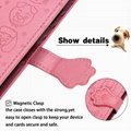 For Huawei Mate 30 Lite Leather Case Cat Dog Embossed Flip Wallet Cover 3