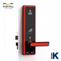 Electronic digital hotel door lock BABA-8212 swipe card lock handle door