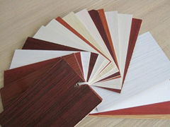 Melamine faced plywood with various color