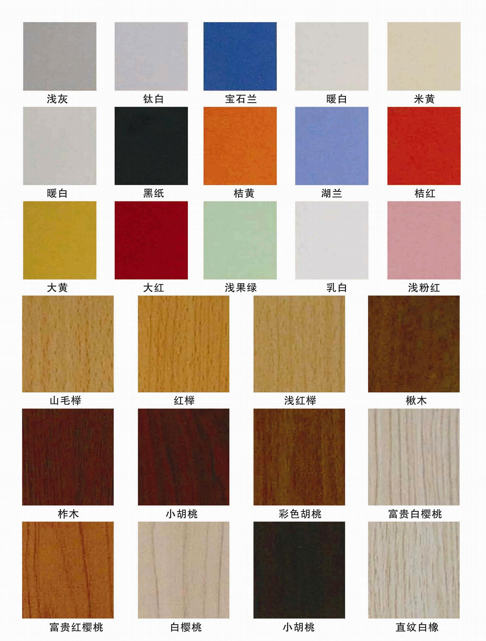 Solid Color and Wood Grain PVC Edge Banding for Furniture  4